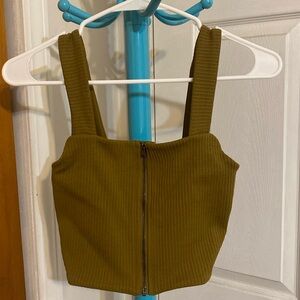 Zip up tank top from aerie.